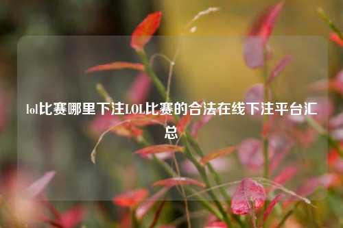 lol比赛哪里下注LOL比赛的合法在线下注平台汇总