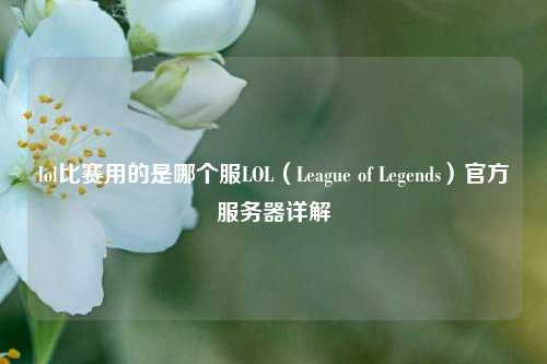 lol比赛用的是哪个服LOL（League of Legends）官方服务器详解